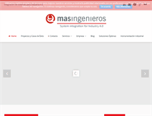 Tablet Screenshot of masingenieros.com